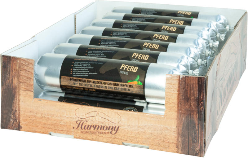 Harmony Dog Wurst Pferdemenü 14x400g