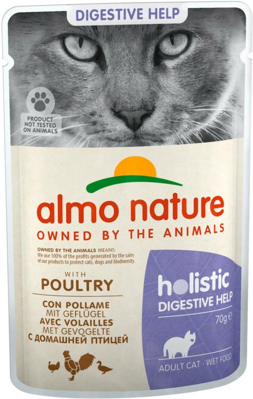 Almo Nature Nassfutter FC Digestive Geflügel 30x70g