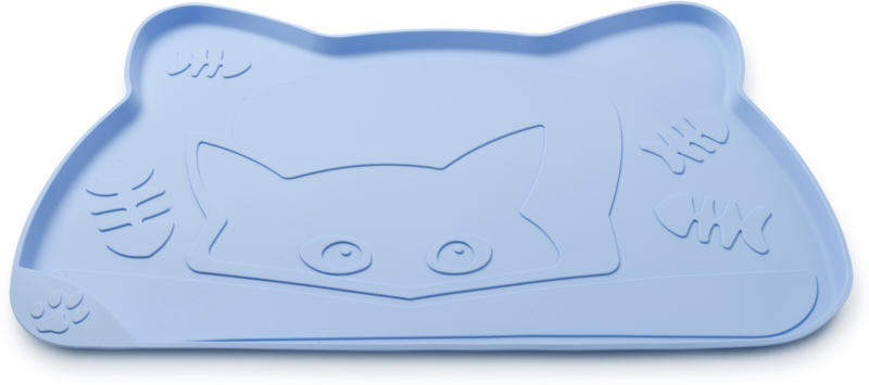 Freezack Tapis de gamelle Cat&Fishbone bleu