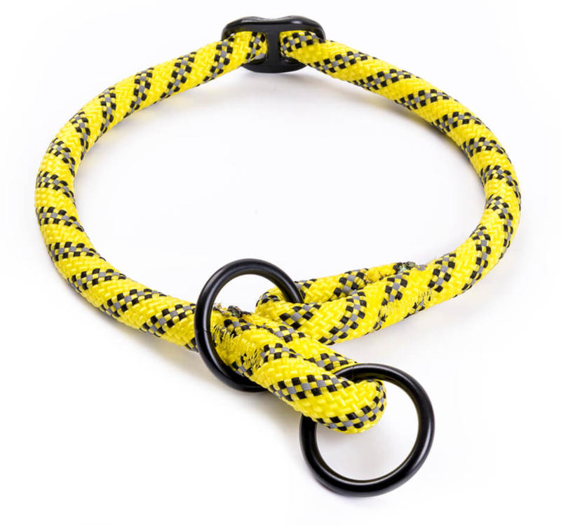 Freezack Halsband Rope Y gelb 30-35cm