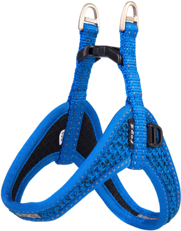 Rogz Harnais pour chiens Fast-Fit Harness M bleu 52cm