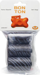 United Pets Paquet de rechange de sacs pour excréments de chien Bon Ton Skull noir