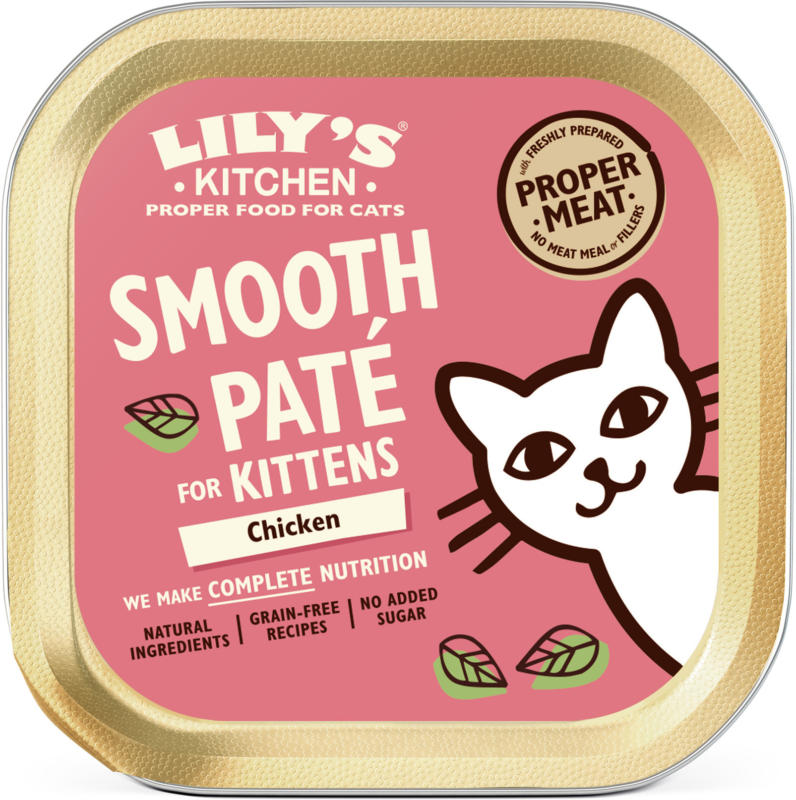 Lily's Kitchen Nassfutter für Jungkatzen Curious Kitten 19x85g