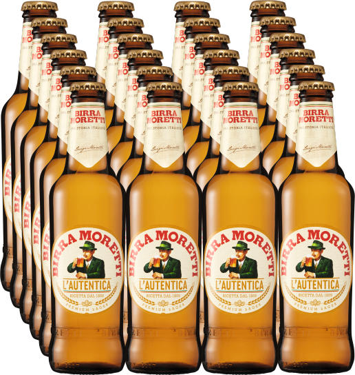 Bière Moretti, 24 x 33 cl