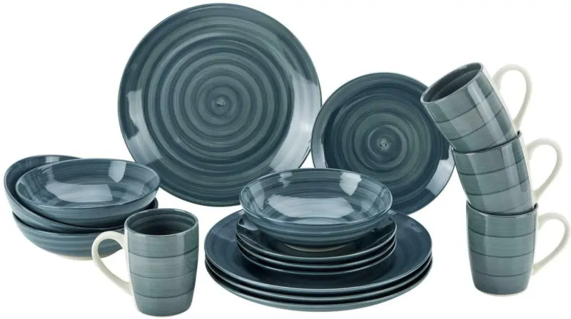 Kombiservice Riccardo in Dunkelblau, 16-teilig