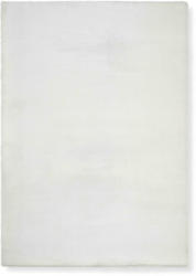 Kunstfell Denise 3 in Silber/Weiß ca. 160x220cm