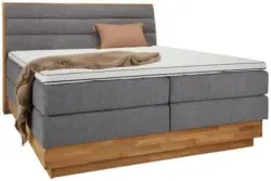Boxspringbett in Grau ca. 180x200cm