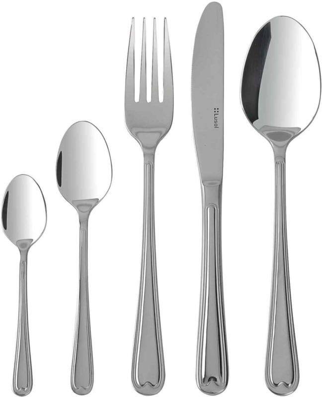 Lusol Besteck-Set Alba, 30-teilig für 6 Personen -
