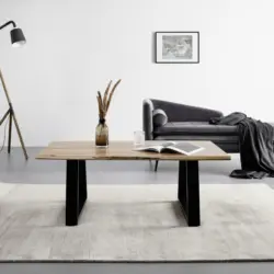 Couchtisch 'Nando', ca. 120x70 cm, aus Akazie