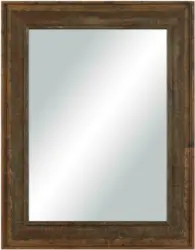 Wandspiegel in Rotbraun