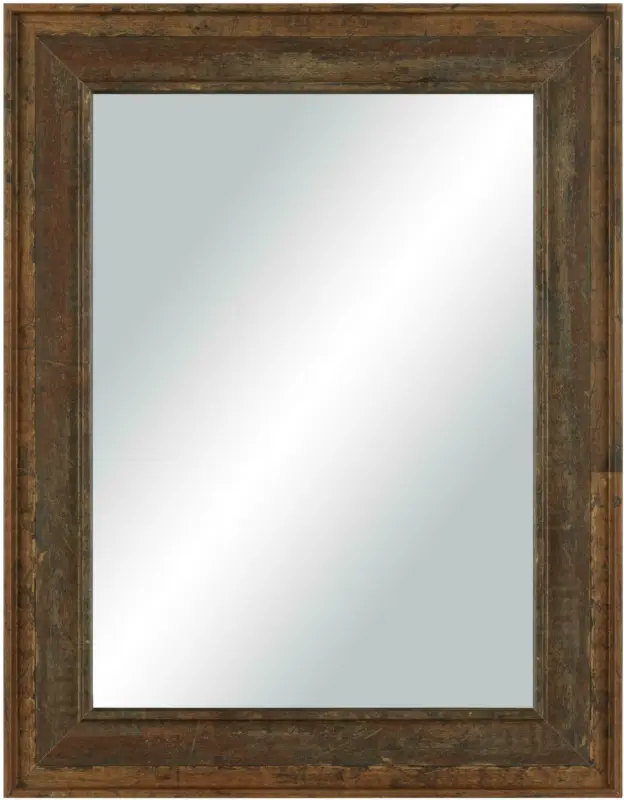 Wandspiegel in Rotbraun