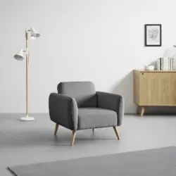 SESSEL 'Pia', dunkelgrau