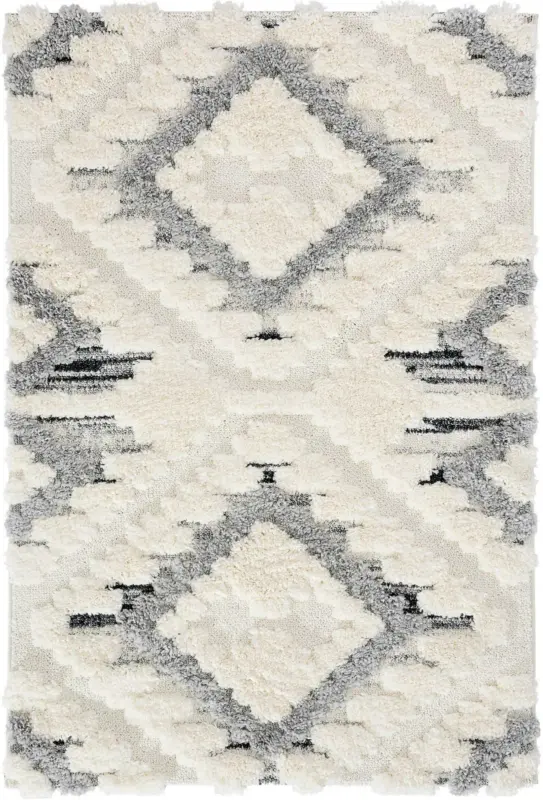 Webteppich Bahama in Grau/Beige ca. 120x170cm