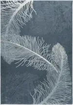 mömax Webteppich Feather in Grau ca. 160x230cm