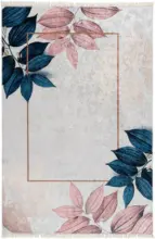 mömax Webteppich Floral Rose in Beige ca. 120x170cm