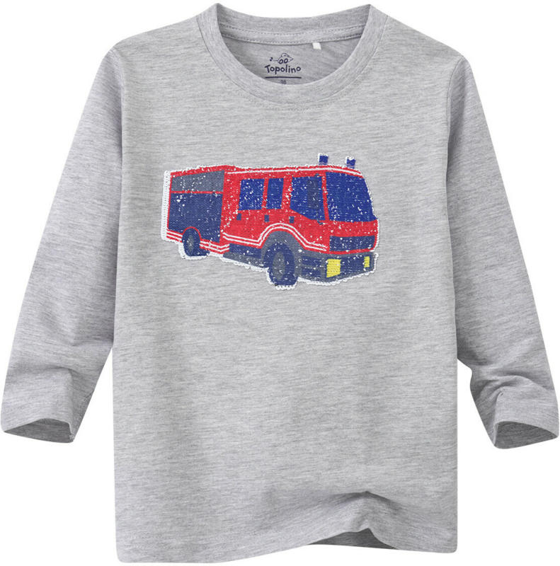 Jungen Langarmshirt mit Wendepailletten