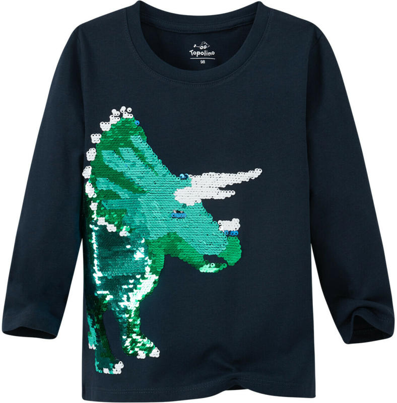 Jungen Langarmshirt mit Wendepailletten (Nur online)