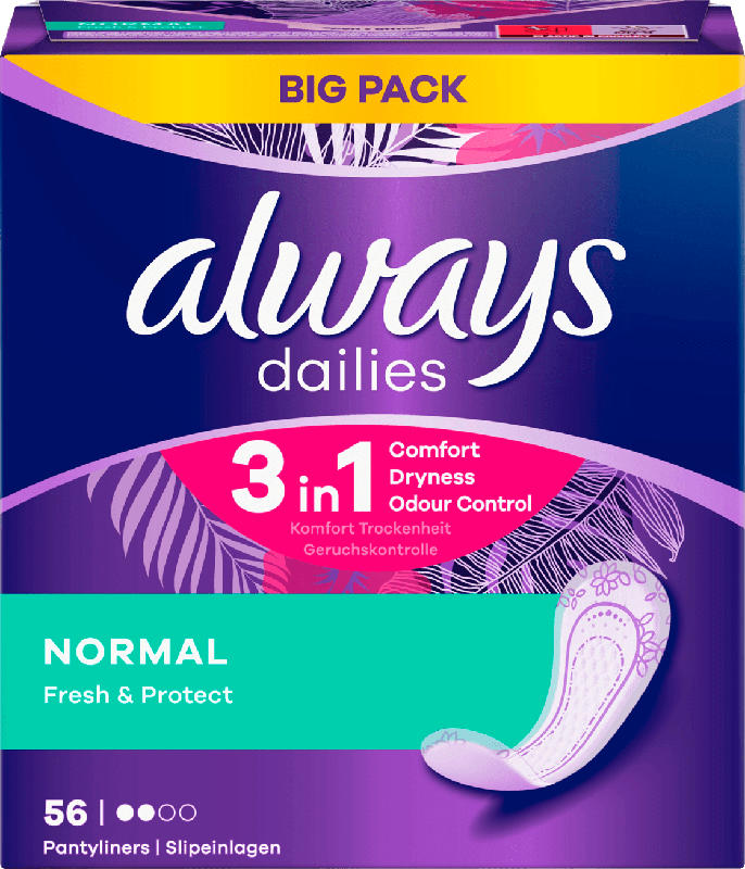 always Slipeinlage Fresh&Protect Normal BigPack
