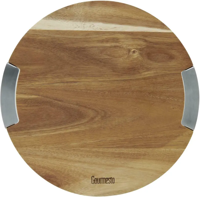 Schneidebrett Profi Line in Akazienfarben Ø ca.31,2cm