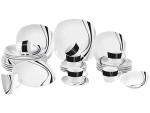 Set stoviglie ROMA 72 pezzi 12 persone porcellana