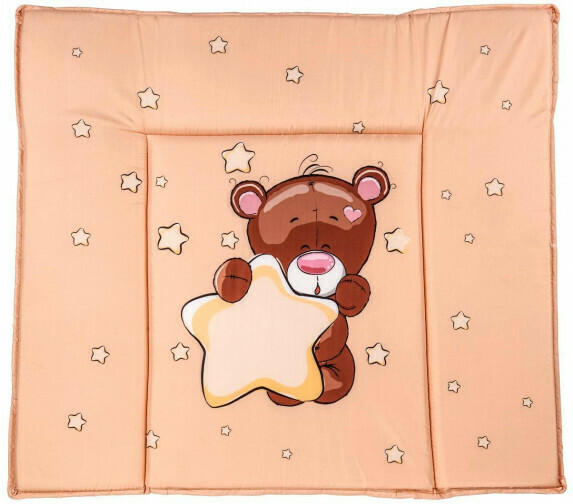 Baby-Wickelauflage "Teddy" 75 x 85 x 3 cm