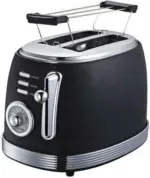 mömax Dornbirn - Ihr Trendmöbelhaus in Dornbirn Toaster Retro aus Edelstahl in Schwarz
