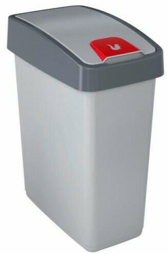 Abfalleimer 25l silber