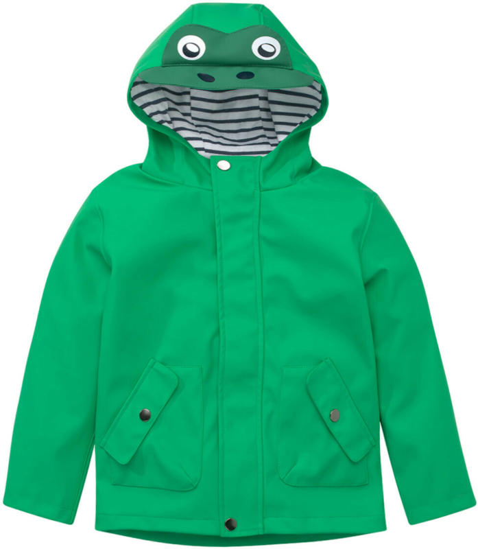 Baby Regenjacke mit Frosch-Applikation