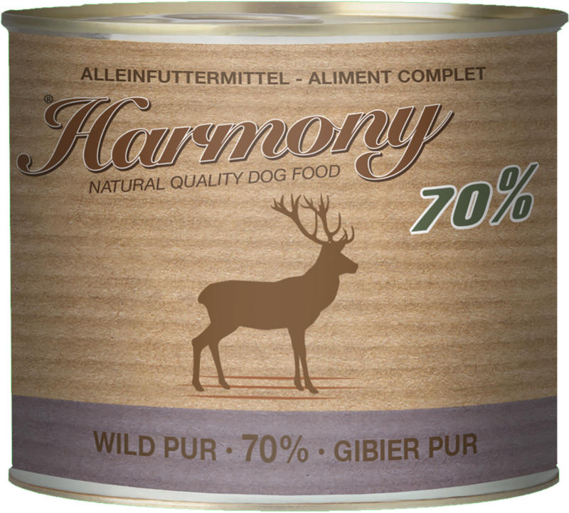 Harmony Dog Natural Nassfutter Wild Pur 6x200g