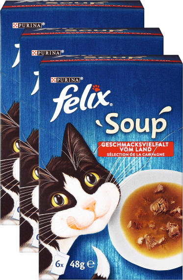 Felix Soup Fleisch , 3 x 6 x 48 g