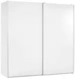 mömax Schwebetürenschrank in Weiß ca. 215x210x61cm