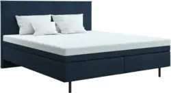 Boxspringbett in Blau ca. 180x200cm