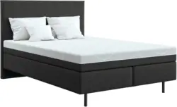 Boxspringbett in Graphitfarben ca. 140x200cm