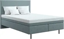 Boxspringbett in Blau ca. 140x200cm