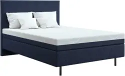 Boxspringbett in Blau ca. 140x200cm