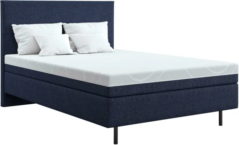 Boxspringbett in Blau ca. 140x200cm