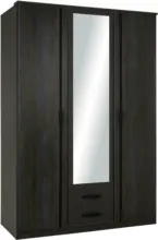 m&ouml;max Dreht&uuml;renschrank in Graphitfarben/Schwarz