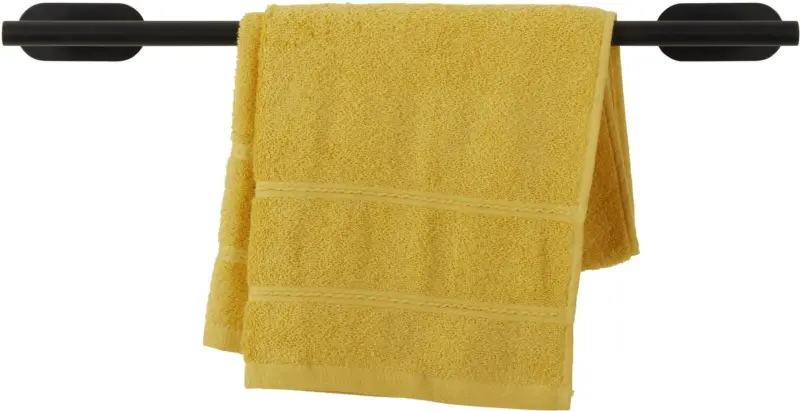 Handtuchstange aus Metall in Schwarz