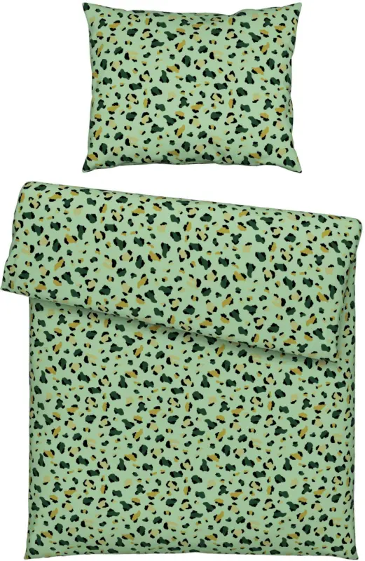 Bettwäsche Animal in Grün ca. 140x200cm