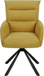 Armlehnstuhl in Gelb/Schwarz