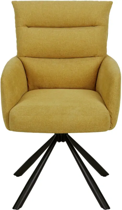 Armlehnstuhl in Gelb/Schwarz