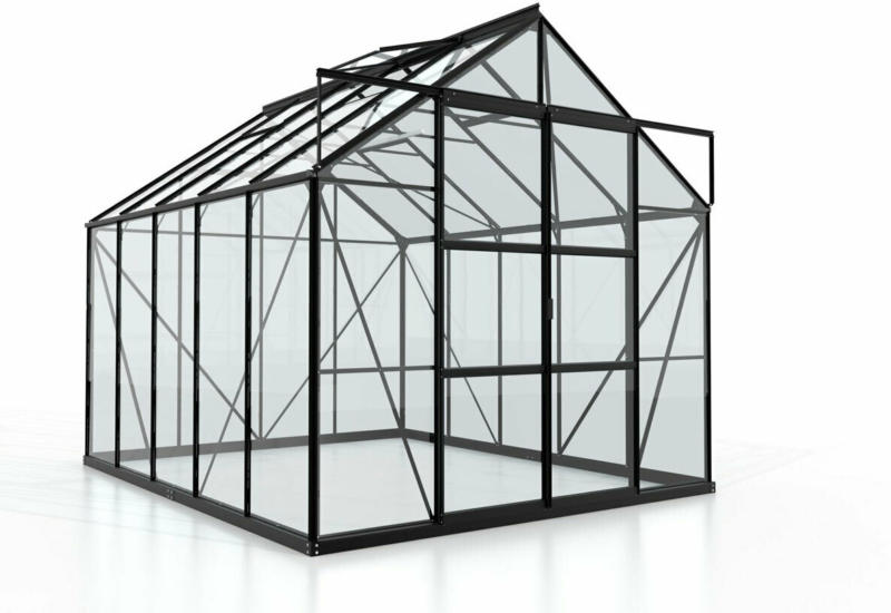 Gewächshaus „Uranus 8300“, 8,3m², schwarz