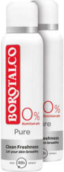 Borotalco Pure Clean Freshness Deo Spray 2 x 150 ml -