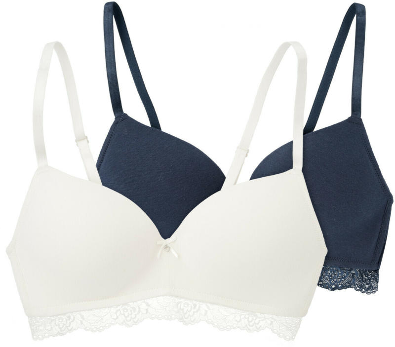 2 Damen Soft-BHs im Doppelpack