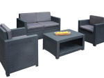Gartensofa-Set MONACO anthrazit