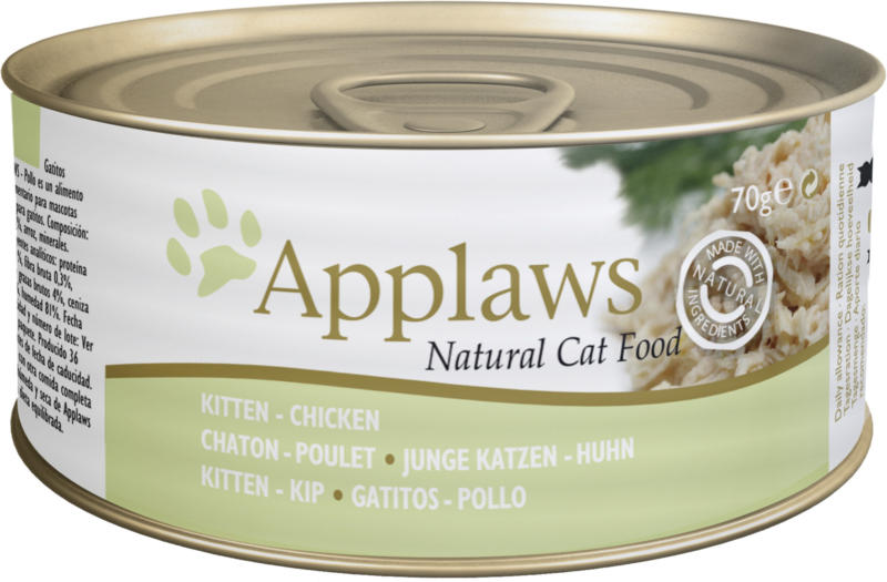 Applaws Tin Kitten Poulet 24x70g