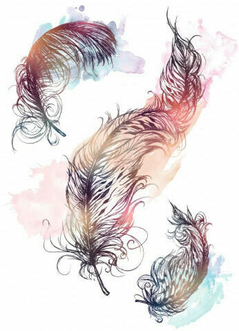 Deko-Sticker Inspiration ca. 50 x 70 cm