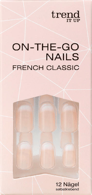 trend IT UP Künstliche Fingernägel On-The-Go Nails French Classic