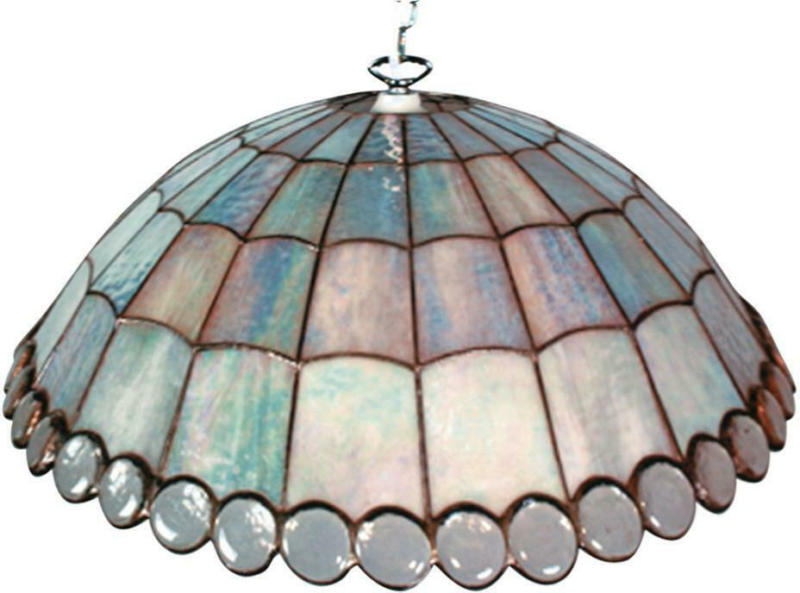 Hängeleuchte Tiffany H: 120 cm 1-Flammig, Glasschirm