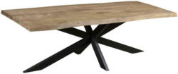 Esstisch mit Echtholz-Platte Brix Sturdy 160x90 cm Mango